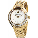 Buy Shop Swarovski Lovely Crystals White Dial Gold Steel Strap Watch for Women - 5242895 USA Online