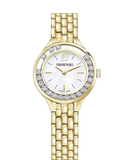 Buy Shop Swarovski Lovely Crystals White Dial Gold Steel Strap Watch for Women - 5242895 USA Online