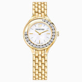 Buy Shop Swarovski Lovely Crystals White Dial Gold Steel Strap Watch for Women - 5242895 USA Online