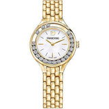 Buy Shop Swarovski Lovely Crystals White Dial Gold Steel Strap Watch for Women - 5242895 USA Online