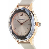 Buy Shop Swarovski Octea Nova Grey Dial Grey Leather Strap Watch for Women - 5295326 USA Online