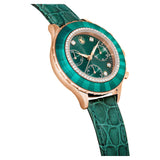 Buy Shop Swarovski Octea Chrono Green Dial Green Leather Strap Watch for Women - 5672931 USA Online
