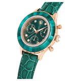 Buy Shop Swarovski Octea Chrono Green Dial Green Leather Strap Watch for Women - 5672931 USA Online