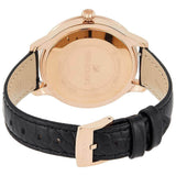 Buy Shop Swarovski Octea Lux Black Dial Black Leather Strap Watch for Women - 5414410 USA Online