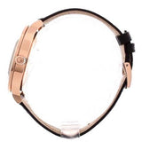 Buy Shop Swarovski Octea Lux Black Dial Black Leather Strap Watch for Women - 5414410 USA Online