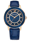 Buy Shop Swarovski Octea Lux Blue Dial Blue Leather Strap Watch for Women - 5414413 USA Online
