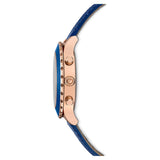 Buy Shop Swarovski Octea Lux Chrono Blue Dial Blue Leather Strap Watch for Women - 5563480 USA Online