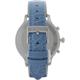 Buy Shop Swarovski Octea Lux Chrono Blue Dial Blue Leather Strap Watch for Women - 5580600 USA Online