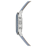 Buy Shop Swarovski Octea Lux Chrono Blue Dial Blue Leather Strap Watch for Women - 5580600 USA Online