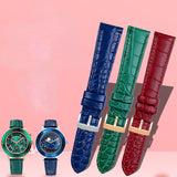 Buy Shop Swarovski Octea Lux Chrono Emerald Green Dial Green Leather Strap Watch for Women - 5452498 USA Online