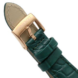Buy Shop Swarovski Octea Lux Chrono Emerald Green Dial Green Leather Strap Watch for Women - 5452498 USA Online