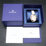 Buy Shop Swarovski Octea Lux Chrono Pink Dial Pink Leather Strap Watch for Women - 5452501 USA Online