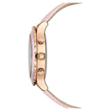 Buy Shop Swarovski Octea Lux Chrono Pink Dial Pink Leather Strap Watch for Women - 5452501 USA Online