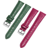 Buy Shop Swarovski Octea Lux Chrono Red Dial Red Leather Strap Watch for Women - 5547642 USA Online