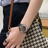 Buy Shop Swarovski Octea Lux Sport Black Dial Black Steel Strap Unisex Watch - 5610472 USA Online