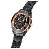 Buy Shop Swarovski Octea Lux Sport Black Dial Black Steel Strap Unisex Watch - 5610472 USA Online