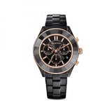 Buy Shop Swarovski Octea Lux Sport Black Dial Black Steel Strap Unisex Watch - 5610472 USA Online