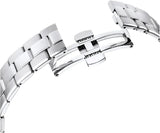 Buy Shop Swarovski Octea Lux Sport Chronograph Black Dial Silver Steel Strap Watch for Women - 5610520 USA Online