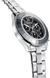 Buy Shop Swarovski Octea Lux Sport Chronograph Black Dial Silver Steel Strap Watch for Women - 5610520 USA Online