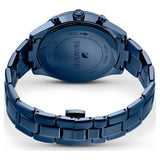 Buy Shop Swarovski Octea Lux Sport Chronograph Blue Dial Blue Steel Strap Watch for Women - 5610475 USA Online