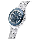 Buy Shop Swarovski Octea Lux Sport Chronograph Blue Dial Silver Steel Strap Watch for Women - 5610481 USA Online