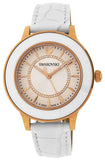 Buy Shop Swarovski Octea Lux White Dial White Leather Strap Watch for Women - 5414416 USA Online