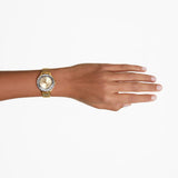 Buy Shop Swarovski Octea Nova Analog Gold Dial Gold Mesh Strap Watch for Women - 5649993 USA Online