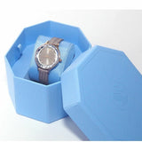 Buy Shop Swarovski Octea Nova Beige Dial Grey Leather Strap Watch for Women - 5649999 USA Online