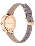 Buy Shop Swarovski Octea Nova Beige Dial Grey Leather Strap Watch for Women - 5649999 USA Online