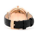 Buy Shop Swarovski Octea Nova Black Dial Black Leather Strap Watch for Women - 5650033 USA Online