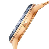 Buy Shop Swarovski Octea Nova Black Dial Rose Gold Mesh Bracelet Watch for Women - 5430424 USA Online