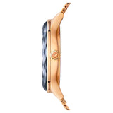 Buy Shop Swarovski Octea Nova Black Dial Rose Gold Mesh Bracelet Watch for Women - 5430424 USA Online