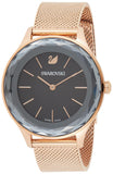 Buy Shop Swarovski Octea Nova Black Dial Rose Gold Mesh Bracelet Watch for Women - 5430424 USA Online