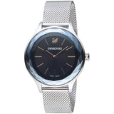 Buy Shop Swarovski Octea Nova Black Dial Silver Mesh Bracelet Watch for Women - 5430420 USA Online
