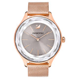 Buy Shop Swarovski Octea Nova Grey Dial Gold Mesh Bracelet Watch for Women - 5451634 USA Online