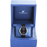 Buy Shop Swarovski Octea Nova Grey Dial Grey Leather Strap Watch for Women - 5295358 USA Online