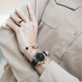 Buy Shop Swarovski Octea Nova Grey Dial Grey Leather Strap Watch for Women - 5295358 USA Online
