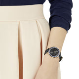 Buy Shop Swarovski Octea Nova Grey Dial Grey Leather Strap Watch for Women - 5295358 USA Online