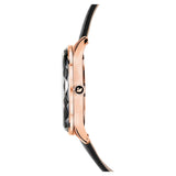 Buy Shop Swarovski Octea Nova Grey Dial Grey Leather Strap Watch for Women - 5295358 USA Online