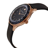 Buy Shop Swarovski Octea Nova Grey Dial Grey Leather Strap Watch for Women - 5295358 USA Online