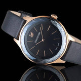 Buy Shop Swarovski Octea Nova Grey Dial Grey Leather Strap Watch for Women - 5295358 USA Online
