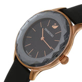 Buy Shop Swarovski Octea Nova Grey Dial Grey Leather Strap Watch for Women - 5295358 USA Online