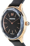 Buy Shop Swarovski Octea Nova Grey Dial Grey Leather Strap Watch for Women - 5295358 USA Online