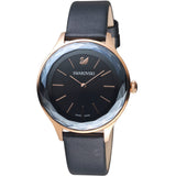 Buy Shop Swarovski Octea Nova Grey Dial Grey Leather Strap Watch for Women - 5295358 USA Online