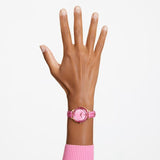 Buy Shop Swarovski Octea Nova Pink Dial Pink Leather Strap Watch for Women - 5650030 USA Online