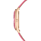 Buy Shop Swarovski Octea Nova Pink Dial Pink Leather Strap Watch for Women - 5650030 USA Online