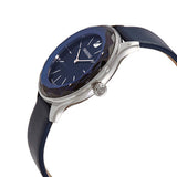 Swarovski Octea Nova Blue Dial Blue Leather Strap Watch for Women - 5295349