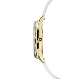 Buy Shop Swarovski Octea Nova Quartz White Dial White Leather Strap Watch for Women - 5295337 USA Online