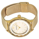 Buy Shop Swarovski Octea Nova Silver Dial Gold Mesh Bracelet Watch for Women - 5430417 USA Online