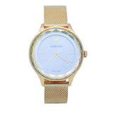Buy Shop Swarovski Octea Nova Silver Dial Gold Mesh Bracelet Watch for Women - 5430417 USA Online